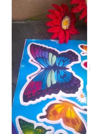 Samolepicí tapeta, dekorace 3D Motýl | 50 x 30 cm (E874)