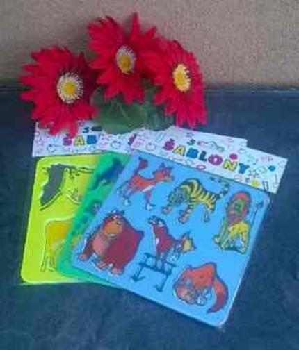 Obkreslovací šablona, šablony zvířátka číslo 7 (E882)