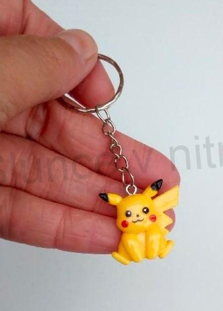Přívěsek na klíče - pokemon pikaču, pikachu (H531)
