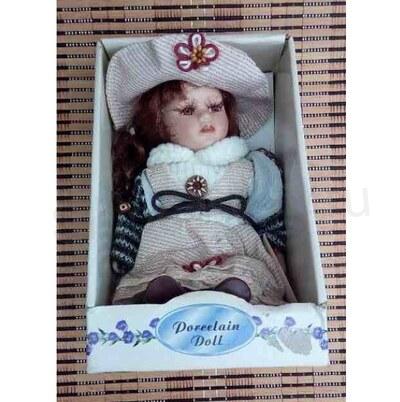 Porcelánová panenka s vůní levandule 25 cm (H535)