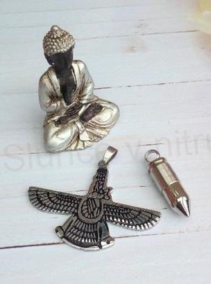 Přívěsek náboj, patrona, orel, orlice z nerez oceli (AA328)