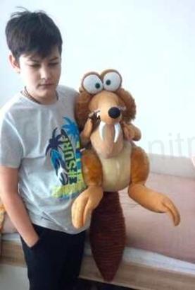 Plyšová hračka Veverka Scrat Doba Ledová 4 - 98 cm (D900)