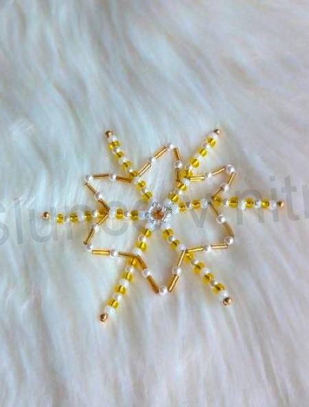 Vánoční korálková ozdoba hvězda (VAN6)