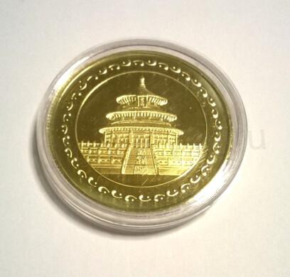 Pozlacená Velká Panda - mince (MA4)