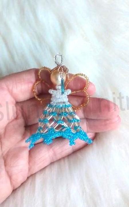 3D korálková ozdoba Anděl (VAN18)