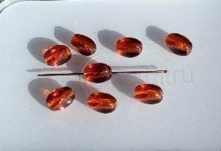 Skleněný korálek vrtule 9,1 x 5,3 mm (AC430)