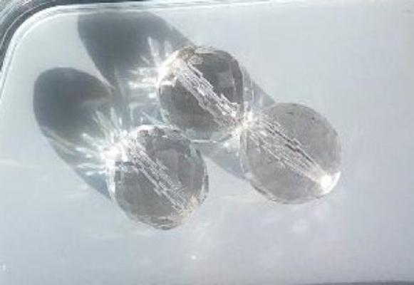 Skleněný broušený korálek 13 mm více balení (AC450)