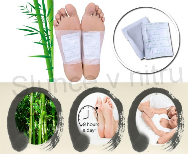 Detoxikační náplasti na nohy 10 ks (F4)