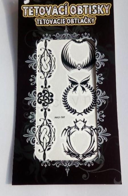 Voděodolné, dočasné tetovaní Ornament (E884)