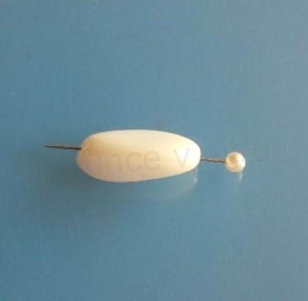 Skleněný tvarovaný korálek 24 x 12,2 mm (AC616)