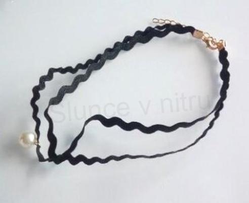 Náhrdelník choker s kuličkou ozdobný (BD849)