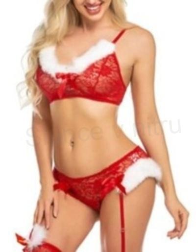 Sexy vánoční prádlo - kostým Avidlove velikost XL (K403)