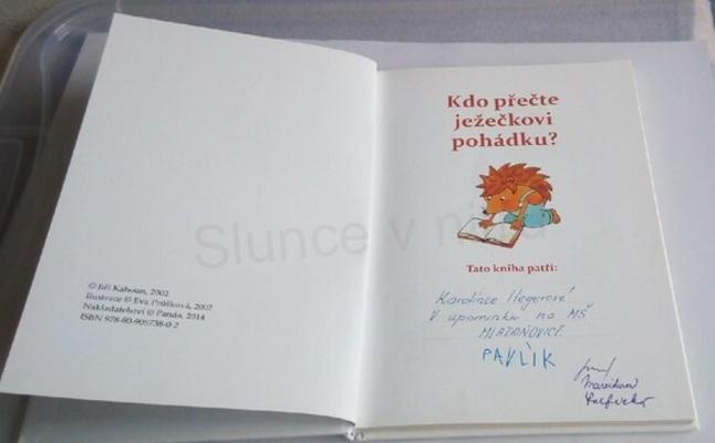 Kdo přečte ježečkovi pohádku? (EK14)