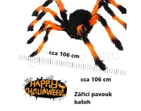 Plyšový batoh pavouk svítící (K426)