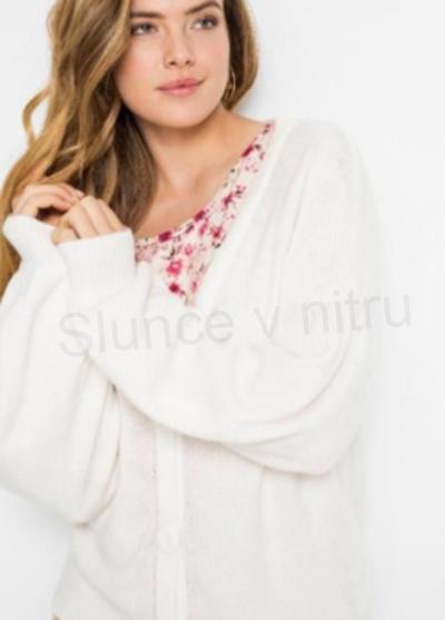 Dámský svetr na knoflíky velikost L (K444)