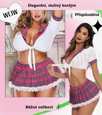 Dámský sexy studenský kostým, prádlo vel. S (K478)