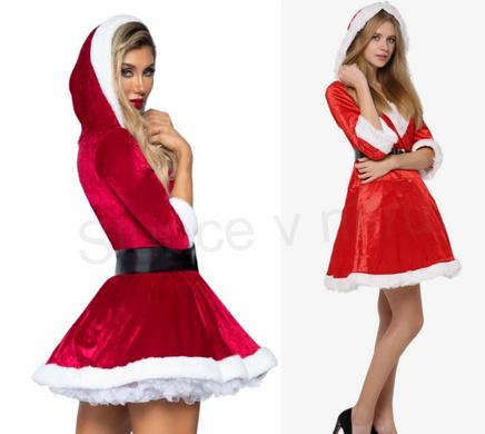Vánoční prádlo - dámský kostým  Miss Santa (K485)