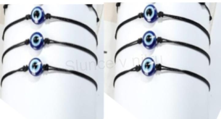 Šňůrkový náramek na ruku oko (BC579)