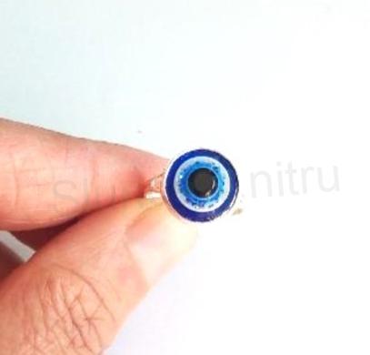 Nastavitelný prsten oko z nerez oceli - 12 mm (BP431)