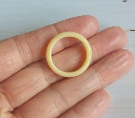 Minerální prsten Žlutý křemen velikost 53 (X1842)