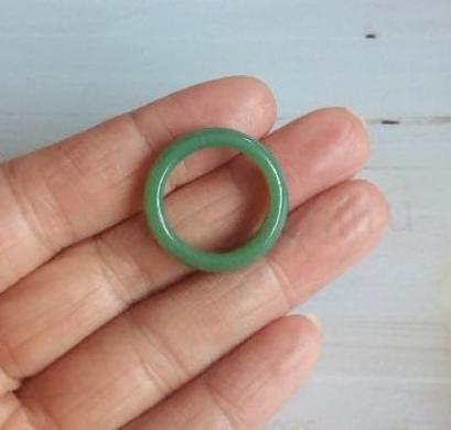 Minerální prsten Achát zelený velikost 60 (X1843)