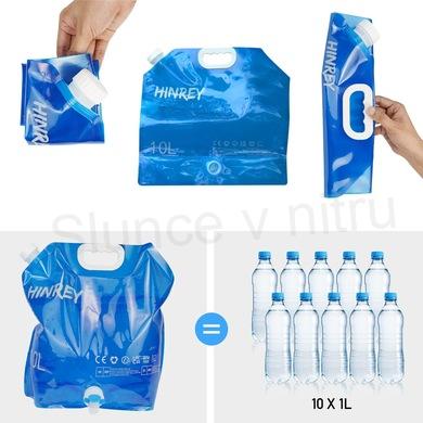 Skládací kanystr na vodu 2dílný s kohoutkem a rukojetí (L46)