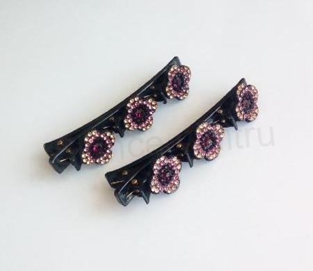 Kříšťálová sponka do vlasů kolibřík (H591)