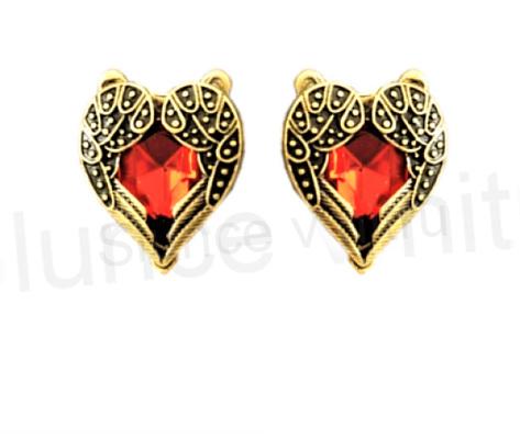 Puzetové náušnice | Retro Andělská křídla (BB10)