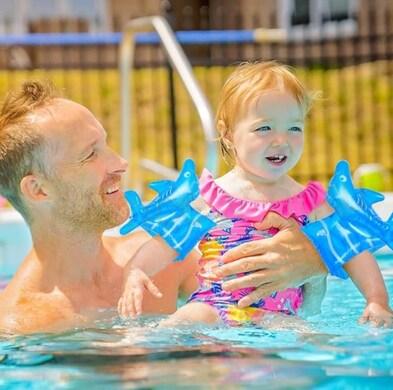 Nafukovací rukávky do vody 3D Žralok vel.28 x 20 cm (D936)