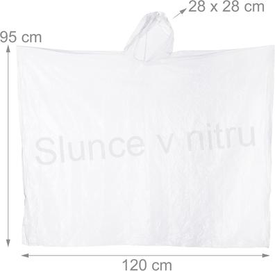Jednorázová pláštěnka s kapucí 95 cm (K506)