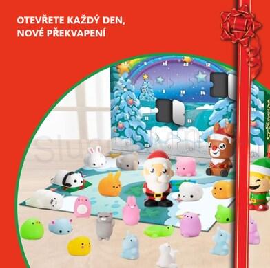 Velký adventní kalendář mačkací MOCHI (D939)