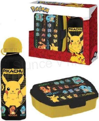 Pokemon premiová sada, set - svačinový box s lahví na pití (D941)