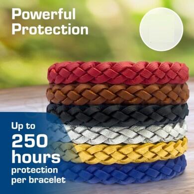 Repelentní náramky proti hmyzu červený (F73)