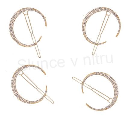 Sponka, vlásenka do vlasů se štrasovými kamínky (H611)