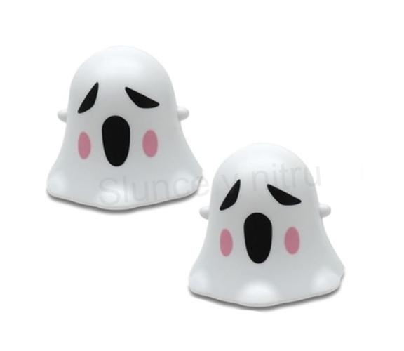 Autíčko halloween na setrvačník bilý duch (D955)