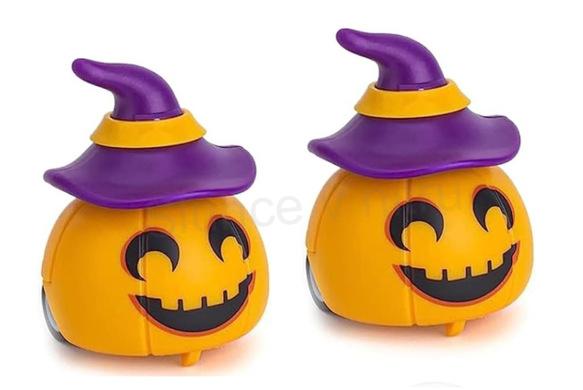 Autíčko halloween na setrvačník dýně fialový klobouk (D960)