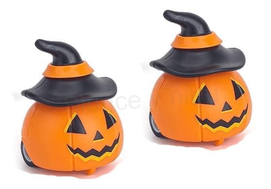 Autíčko halloween na setrvačník dýně černý klobouk (D961)