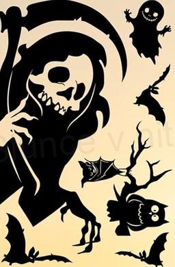 Okenní fólie halloween 30 x 20 cm (E974)