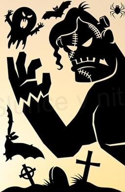 Okenní fólie halloween 30 x 20 cm (E978)