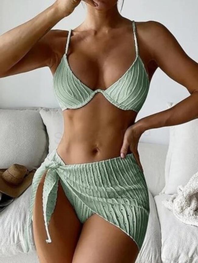 Dámské trojdílné plavky, bikini velikost S (K548)