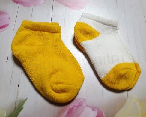 Dětské bavlněné nízké, kotníkové ponožky 4 - 5 let - 2 páry (W243)