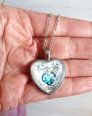 Náhrdelník srdce s andělskými křídly (BD884)