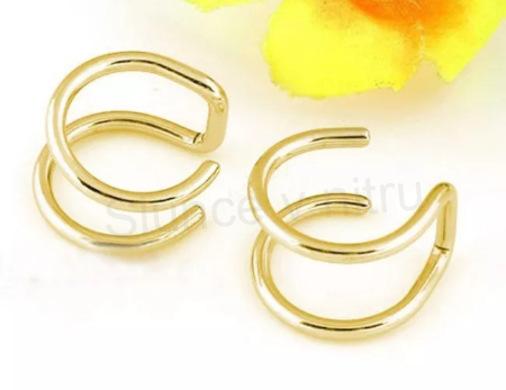 Falešný piercing, nasazovací náušnice z titánové oceli (BB102)