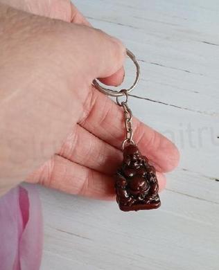 Klíčenka, přívěšek na klíče Feng Shui 3D Buddha (H635)