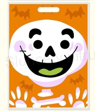 Nákupní taška velká barevná igelitová velikost 42 cm (E995)