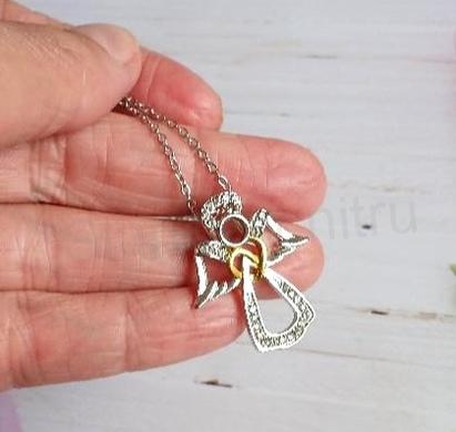 Řetízkový náhrdelník anděl (BD886)