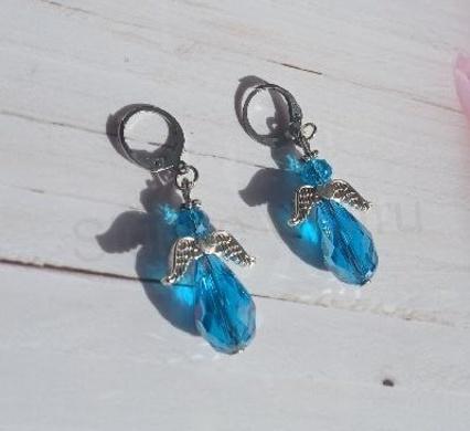 Řetízková souprava, sada anděl, andílek swarovski elements (BS138)