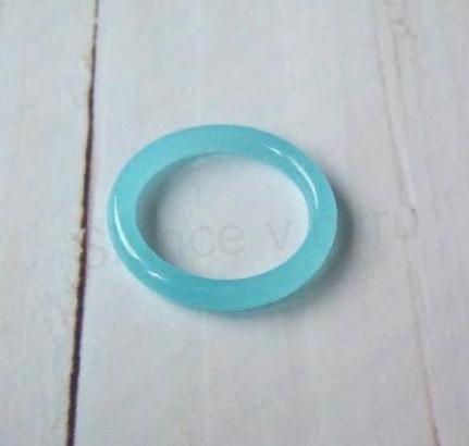 Minerální prsten Akvamarín velikost 57 (X1875)