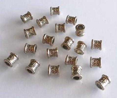 Slitinový korálek - mezidíl 6,6 x 6,2 mm (AA334)