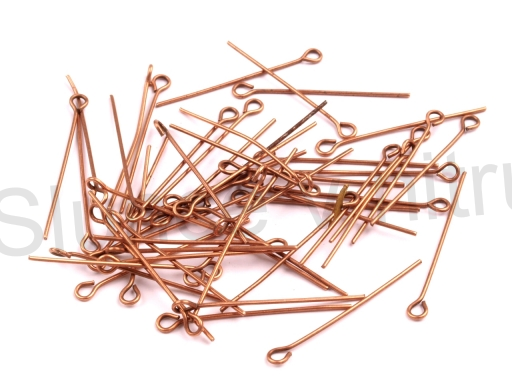 Ketlovací jehla 30 mm staroměděná 20ks/bal (AA104)